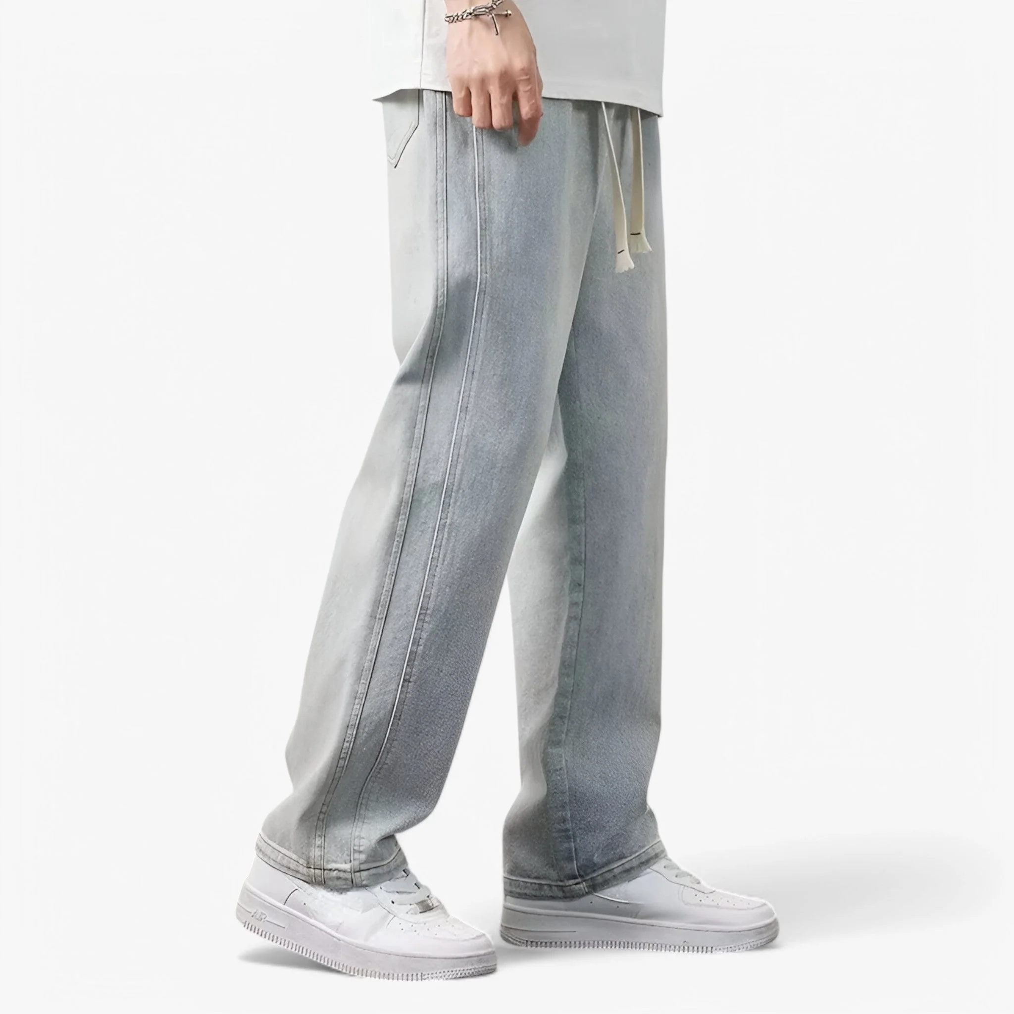 Pantalon large Leo poches latérales coupe décontractée - Image 6
