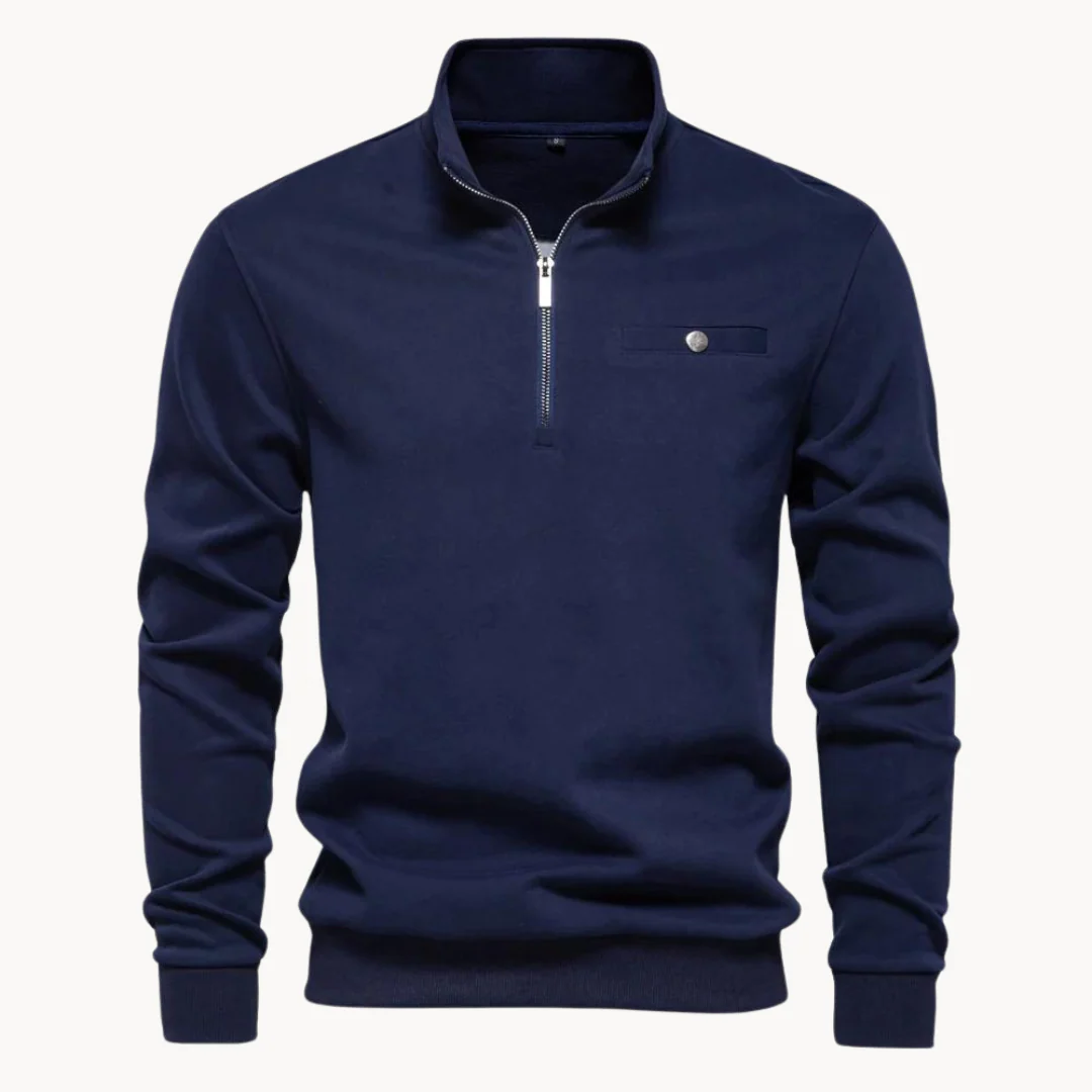 Pull col montant zippé homme - Image 4