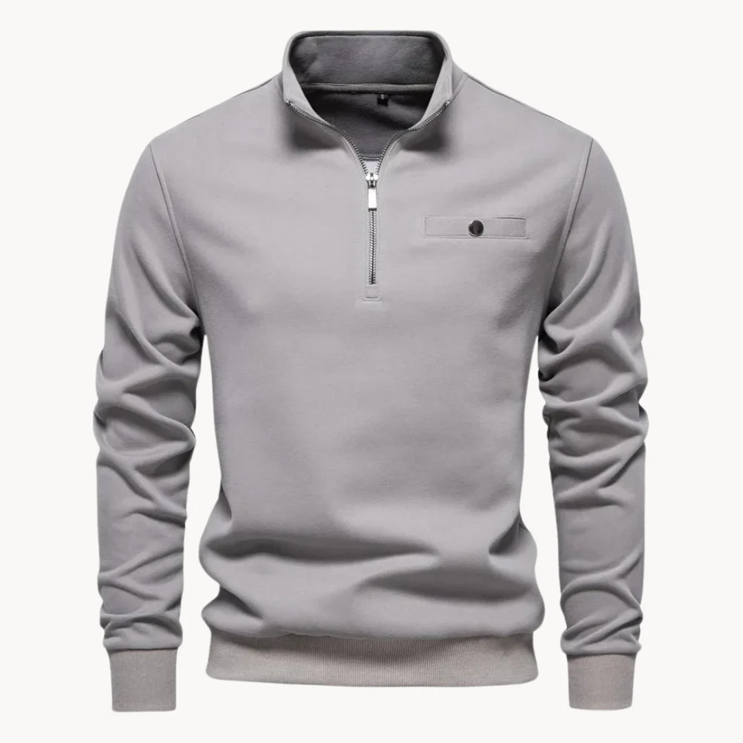 Pull col montant zippé homme - Image 5