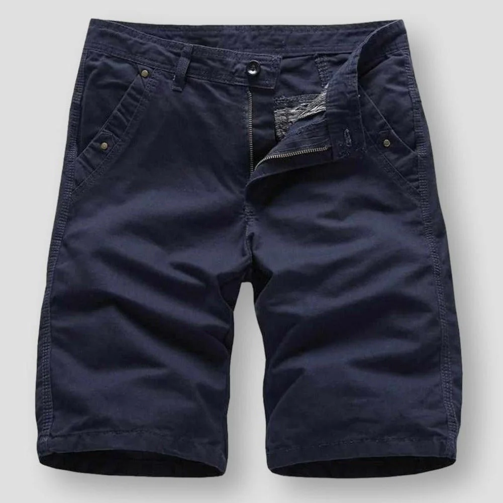 Short cargo polyvalent avec plusieurs poches et coupe décontractée - Image 3