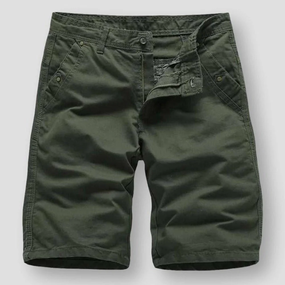 Short cargo polyvalent avec plusieurs poches et coupe décontractée - Image 4