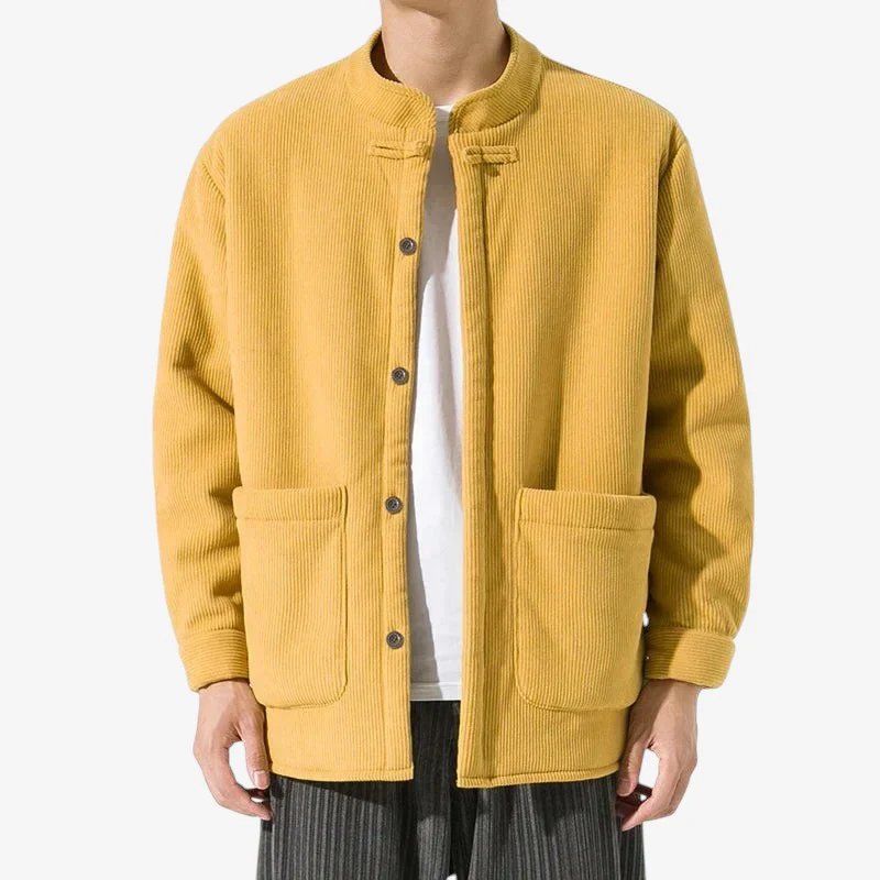 Liam – Veste boutonnée à manches longues et grandes poches - Image 2