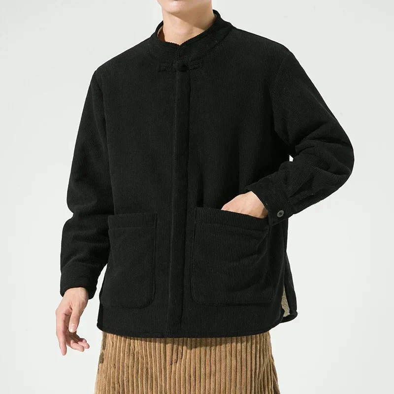 Liam – Veste boutonnée à manches longues et grandes poches - Image 4