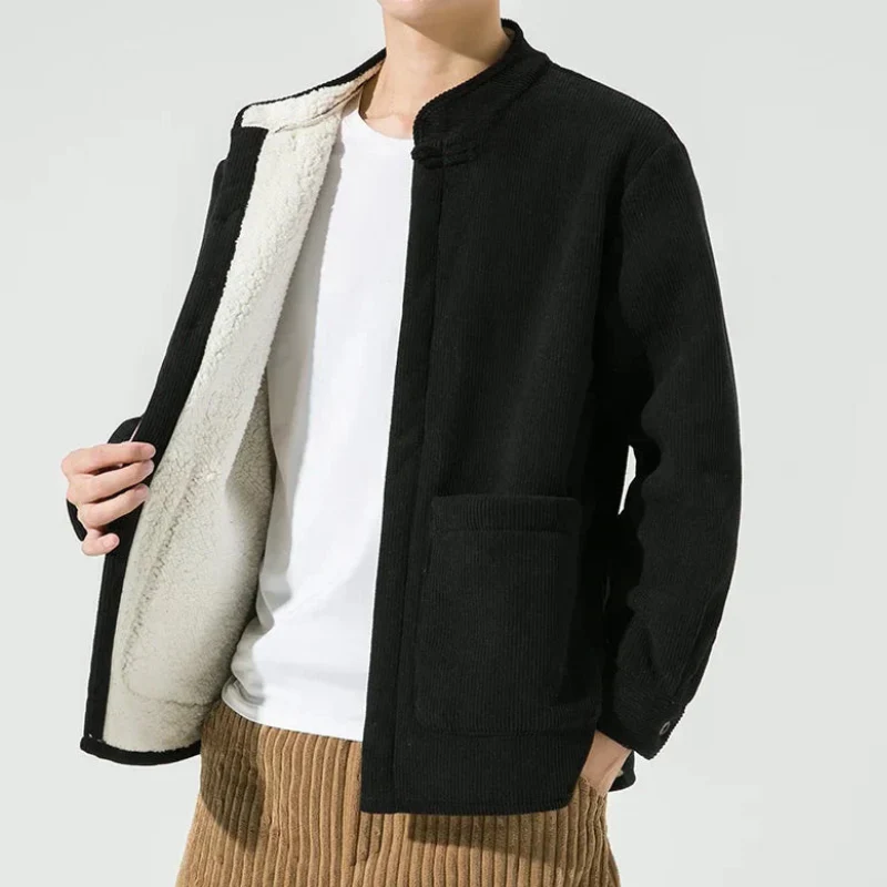 Liam – Veste boutonnée à manches longues et grandes poches - Image 5