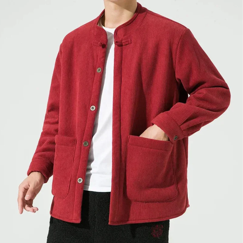 Liam – Veste boutonnée à manches longues et grandes poches - Image 6