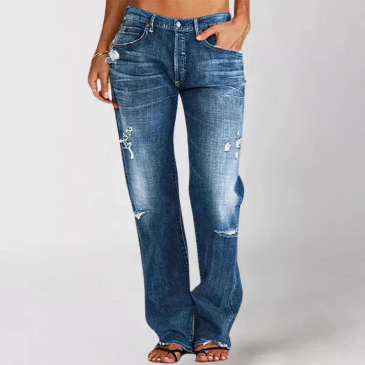 Liana - Jean slim en denim Liana taille basse