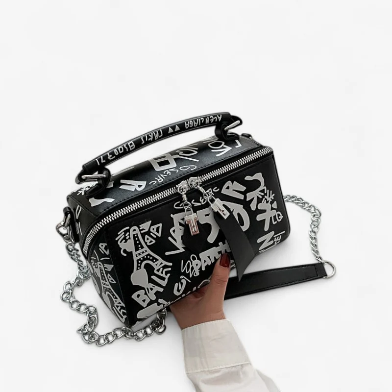 Sac à main avec bandoulière et poches zippées - Image 4