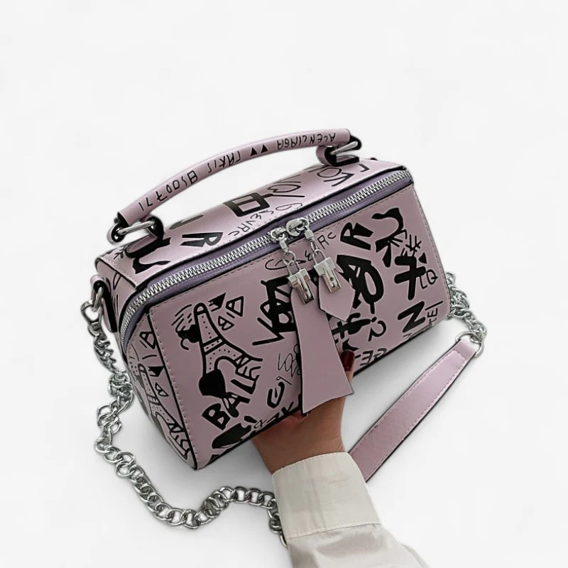 Sac à main avec bandoulière et poches zippées - Image 5