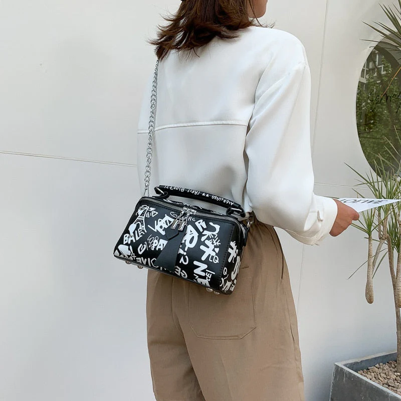 Sac à main avec bandoulière et poches zippées - Image 6
