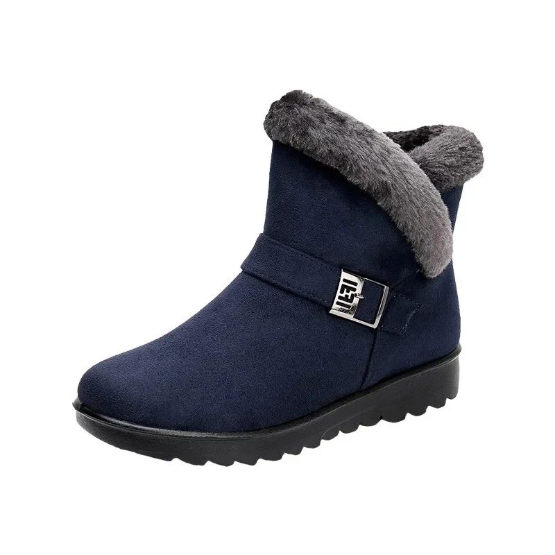 Bottes d'hiver pour femmes avec détail de ceinture, confort et style - Image 11