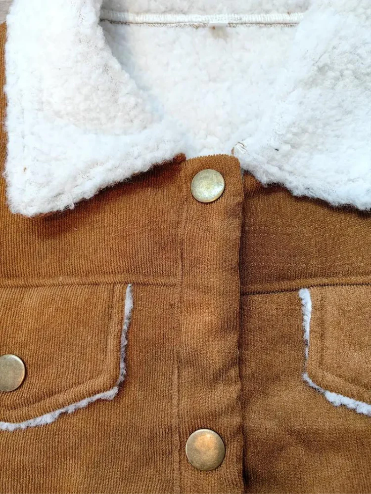 Veste d'hiver chaude avec col classique - Image 12