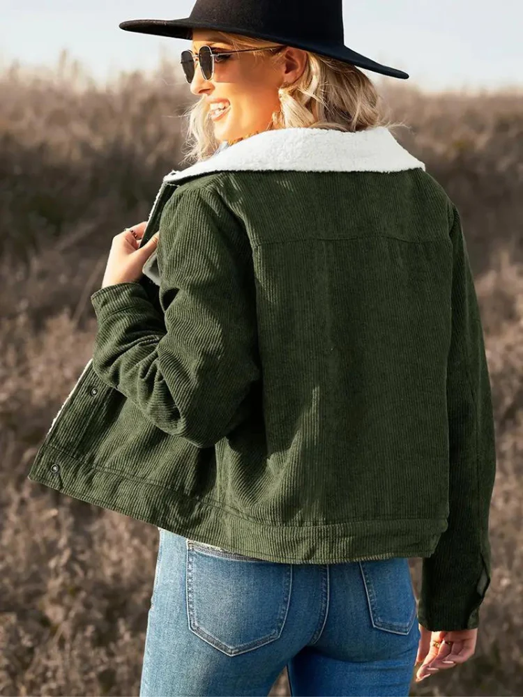 Veste d'hiver chaude avec col classique - Image 9