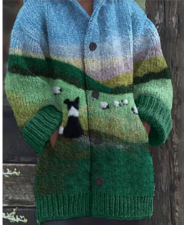 Sweat à capuche femme manches longues à motif - Image 8