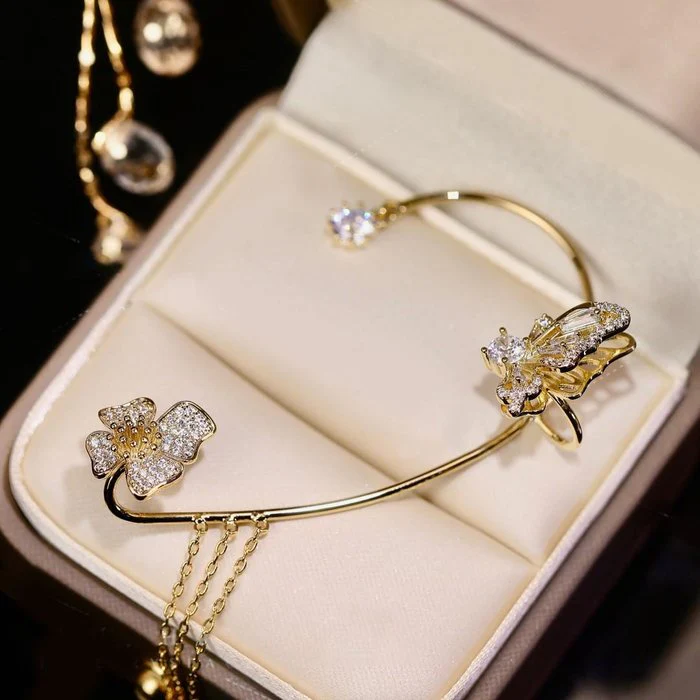 Boucles d’oreilles Linda à clip sans perçage - Image 8