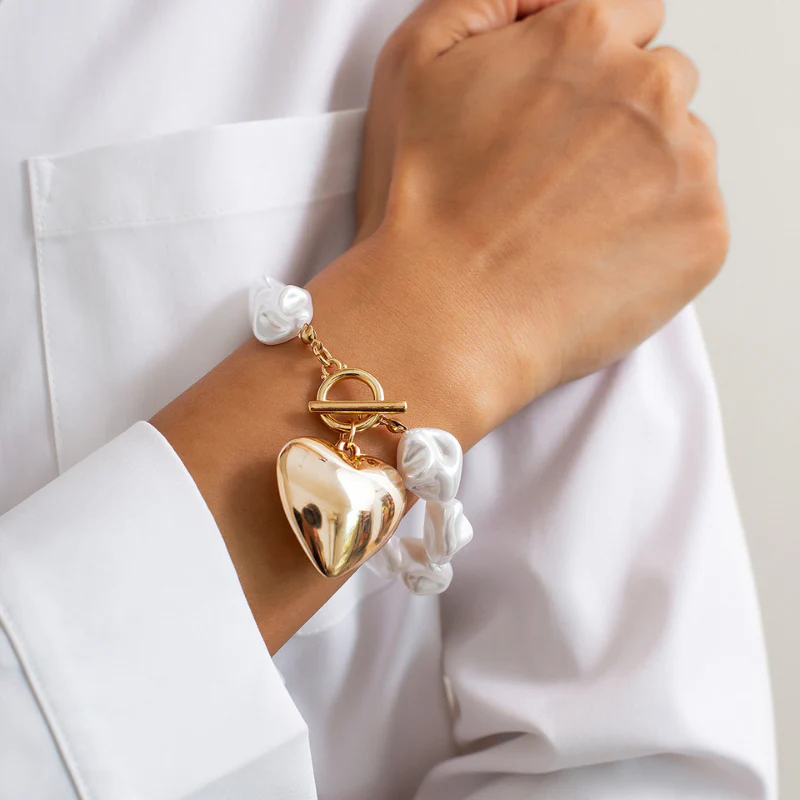 Linda – Bracelet avec pendentif en forme de cœur - Image 4