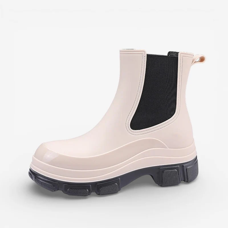 Liora – Bottes design en maille avec semelle épaisse antidérapante et bout rond - Image 2