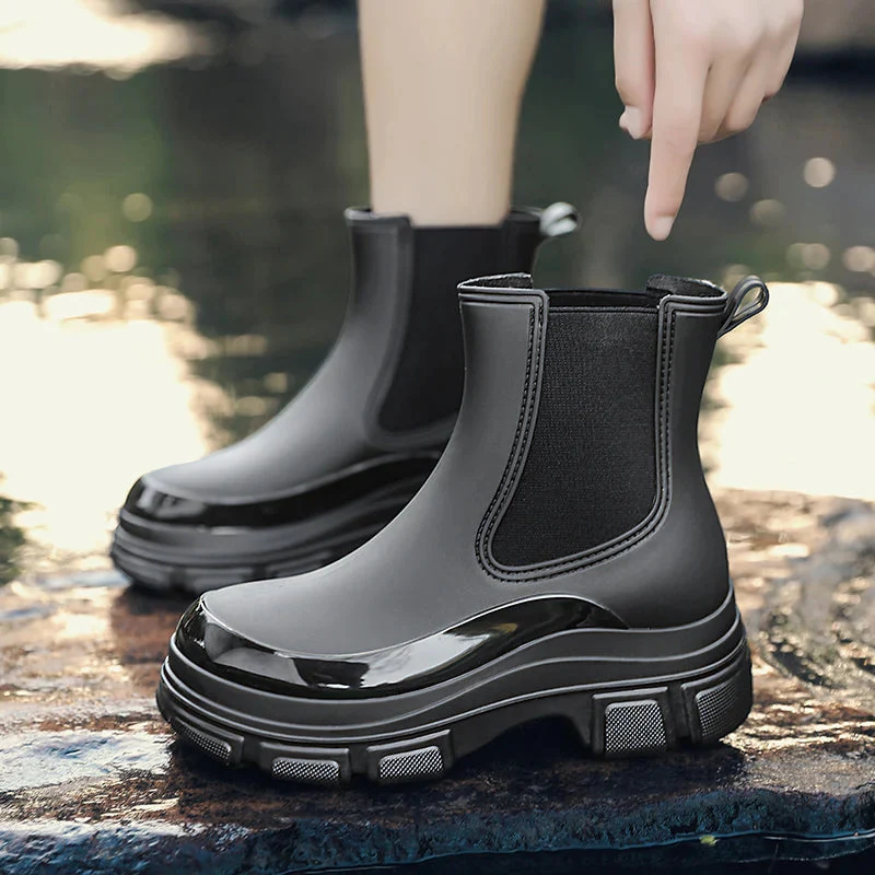 Liora – Bottes design en maille avec semelle épaisse antidérapante et bout rond - Image 6