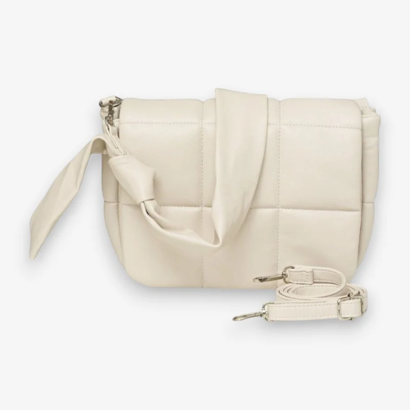 Liora – Sac à Bandoulière Zippé à Motif Carré avec Sangle réglable - Image 2