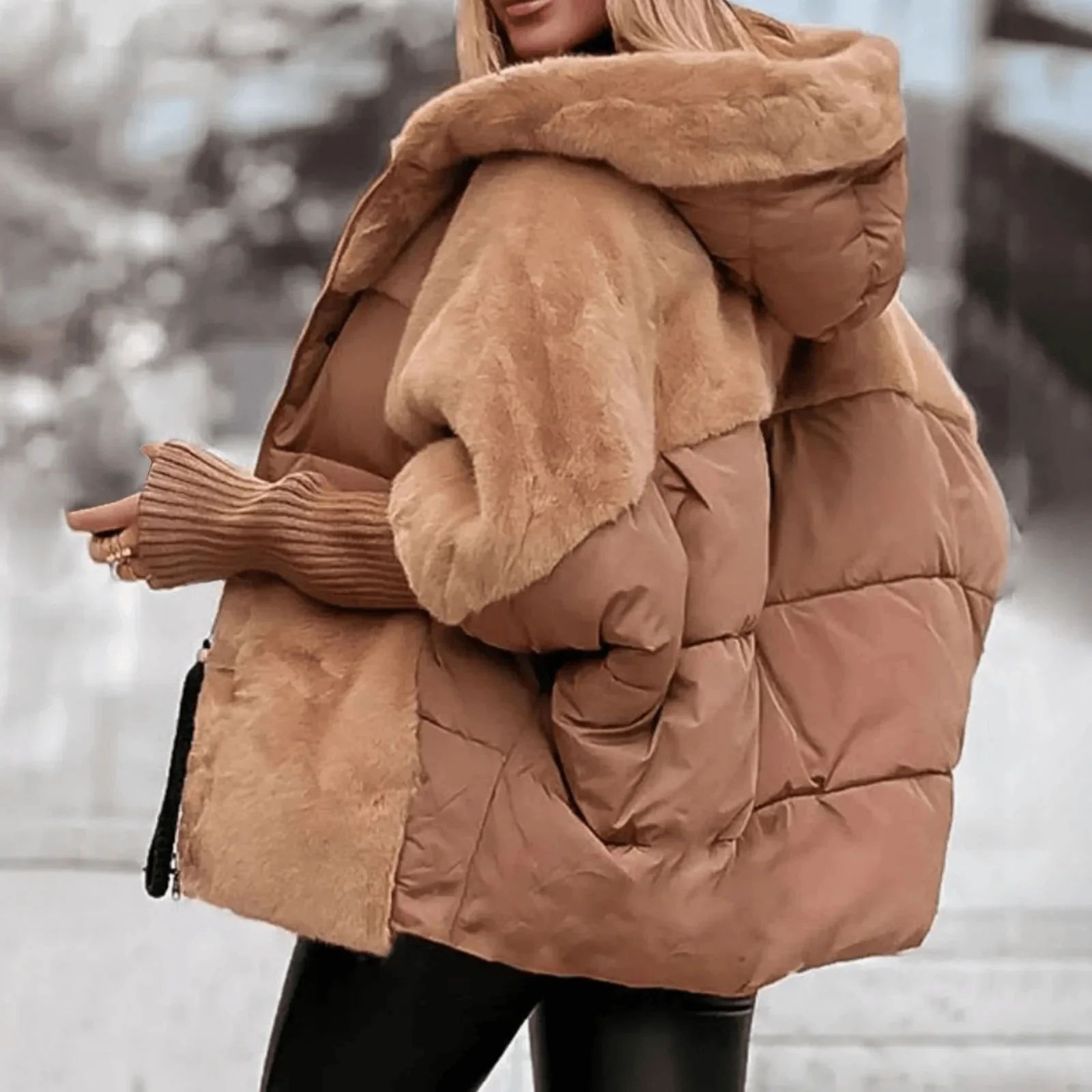Liora – Veste zippée à capuche et manches longues avec poches latérales - Image 5