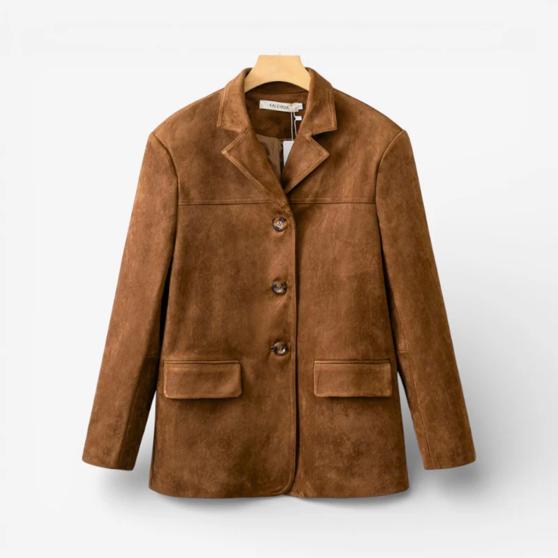 Liriel – Blazer boutonné à manches longues et poches avant - Image 2