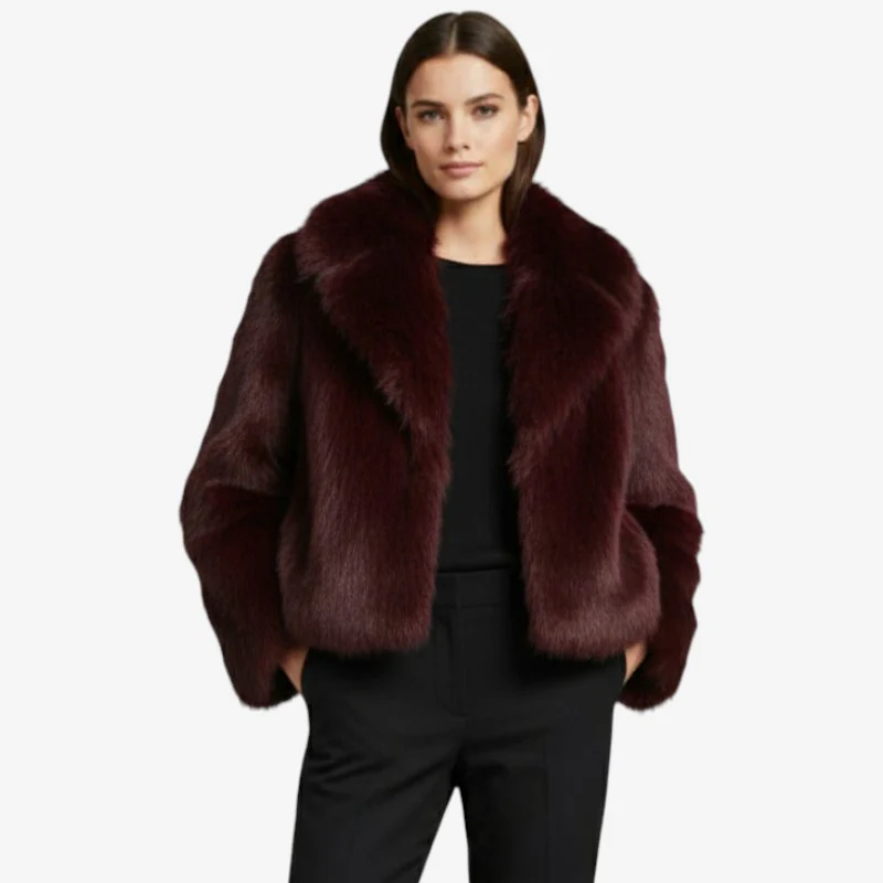 Veste ample en fausse fourrure - Image 2