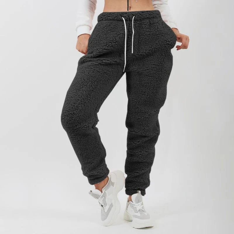 Pantalon de jogging femme doublé polaire