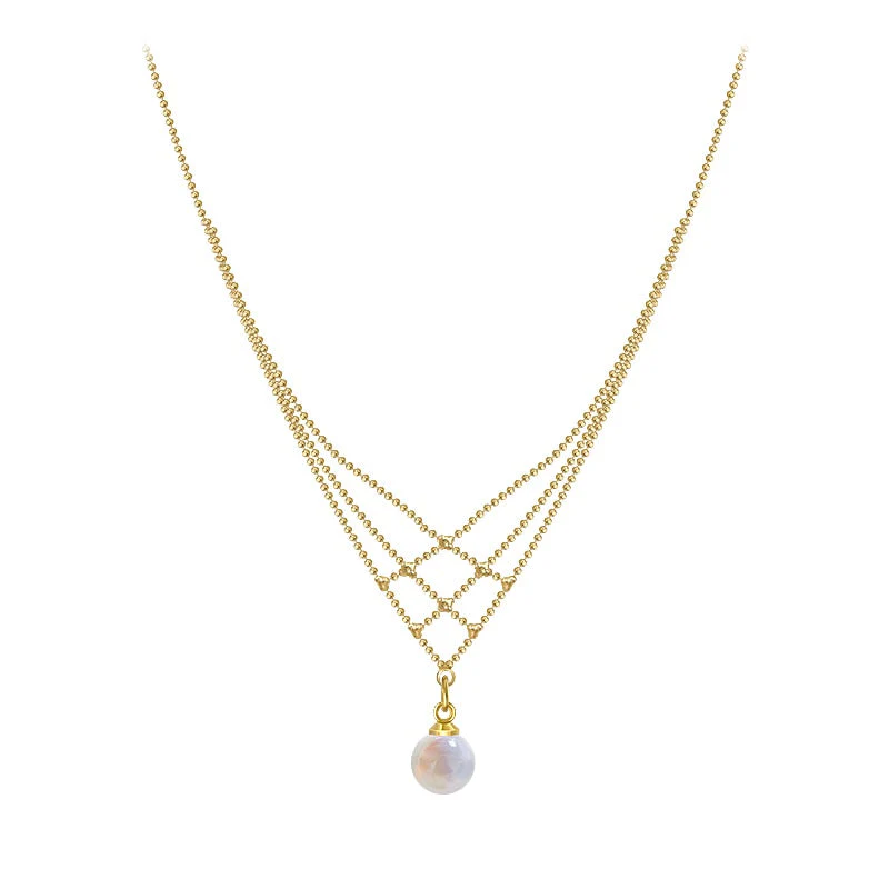 Livia - Collier de perles tissées polyvalent pour un glamour sans effort - Image 8