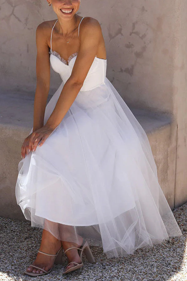 Livia - Robe longue dos nu à lacets - Image 9