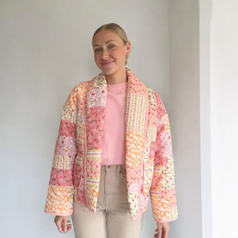 Liyana – Veste imprimée à manches longues et poches latérales - Image 3