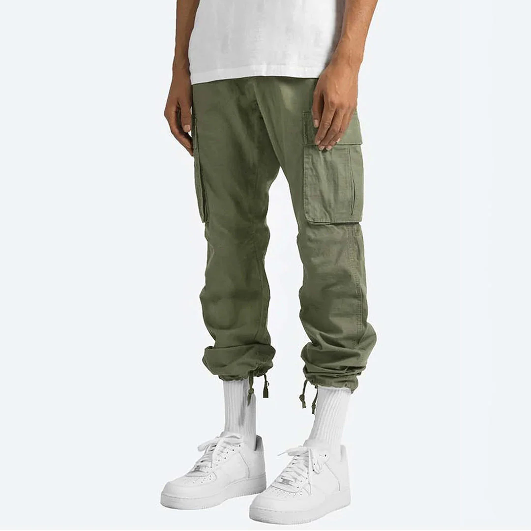 Pantalon cargo homme à multiples poches - Image 3