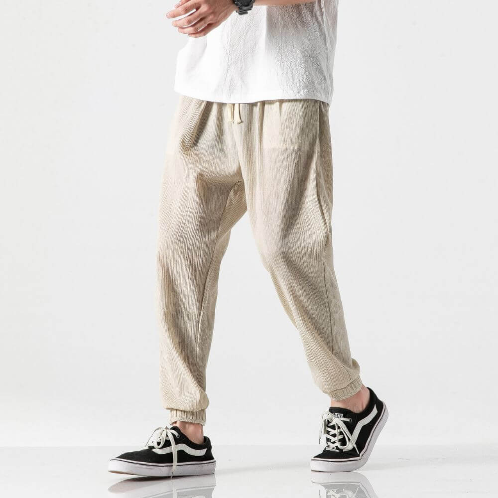 Pantalon de Jogging à Ajustement Sécurisé avec Cordon de Serrage - Image 3