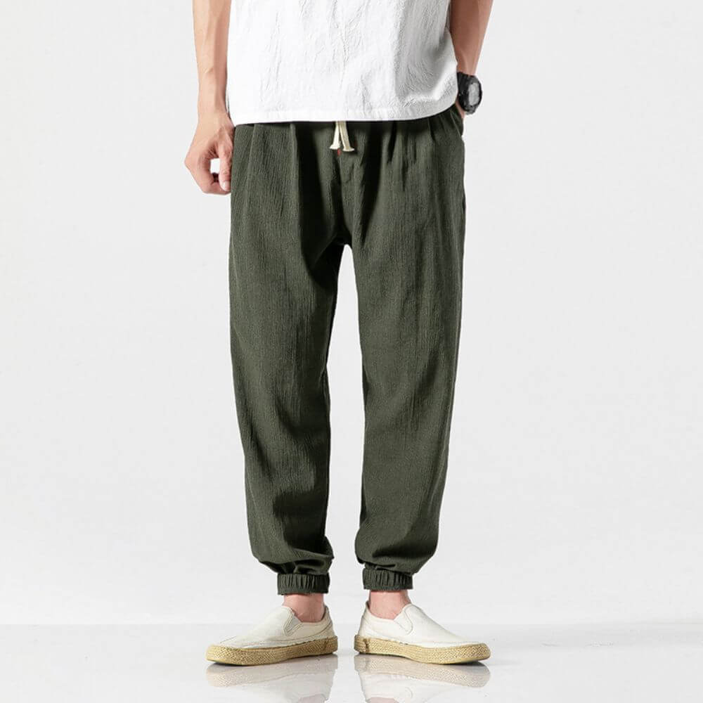 Pantalon de Jogging à Ajustement Sécurisé avec Cordon de Serrage - Image 4