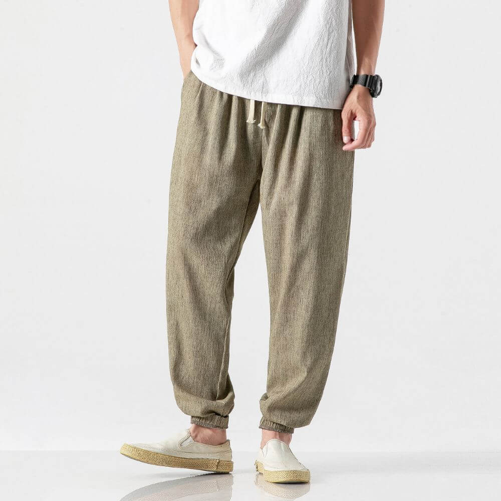 Pantalon de Jogging à Ajustement Sécurisé avec Cordon de Serrage - Image 5