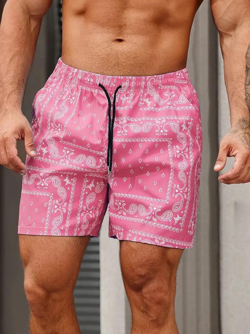 Short de bain homme Logan imprimé bandana - Image 2