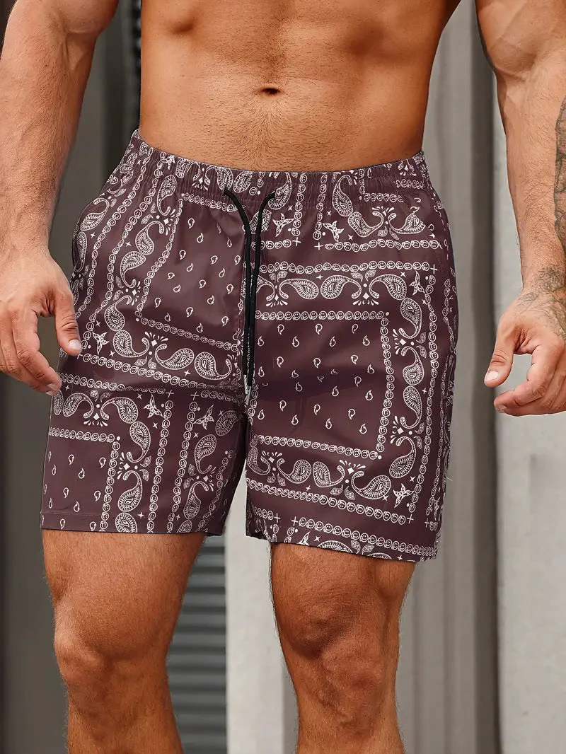 Short de bain homme Logan imprimé bandana - Image 3
