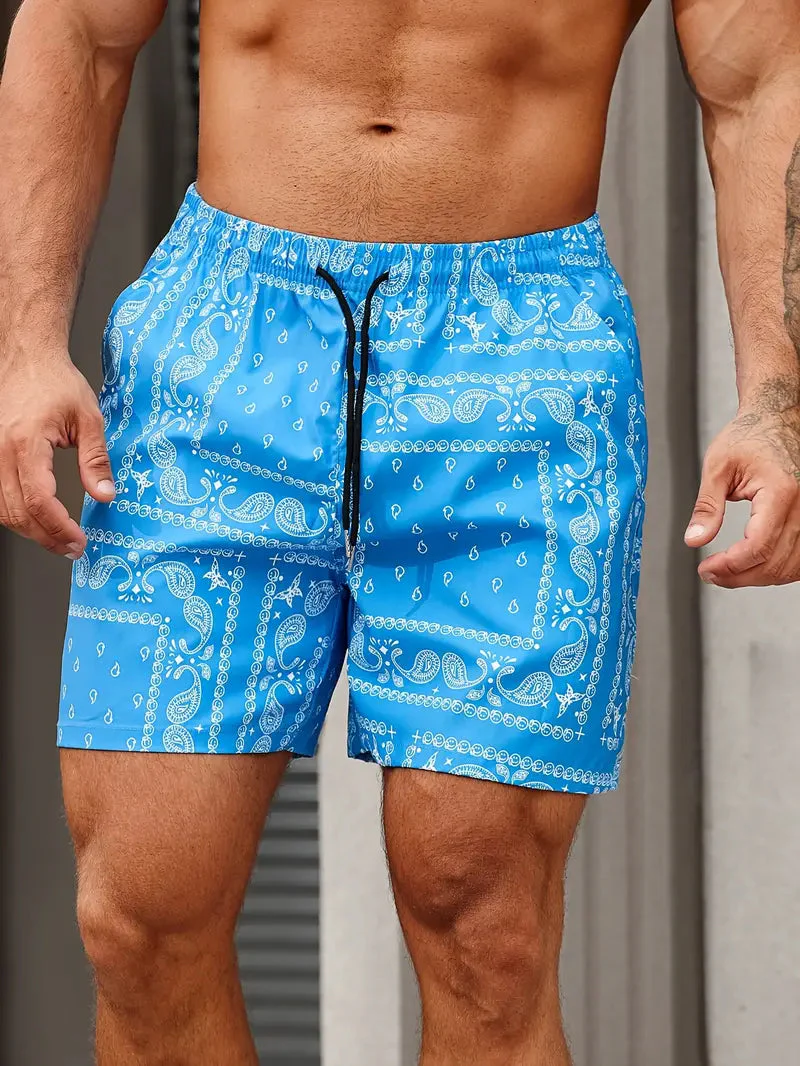 Short de bain homme Logan imprimé bandana - Image 5