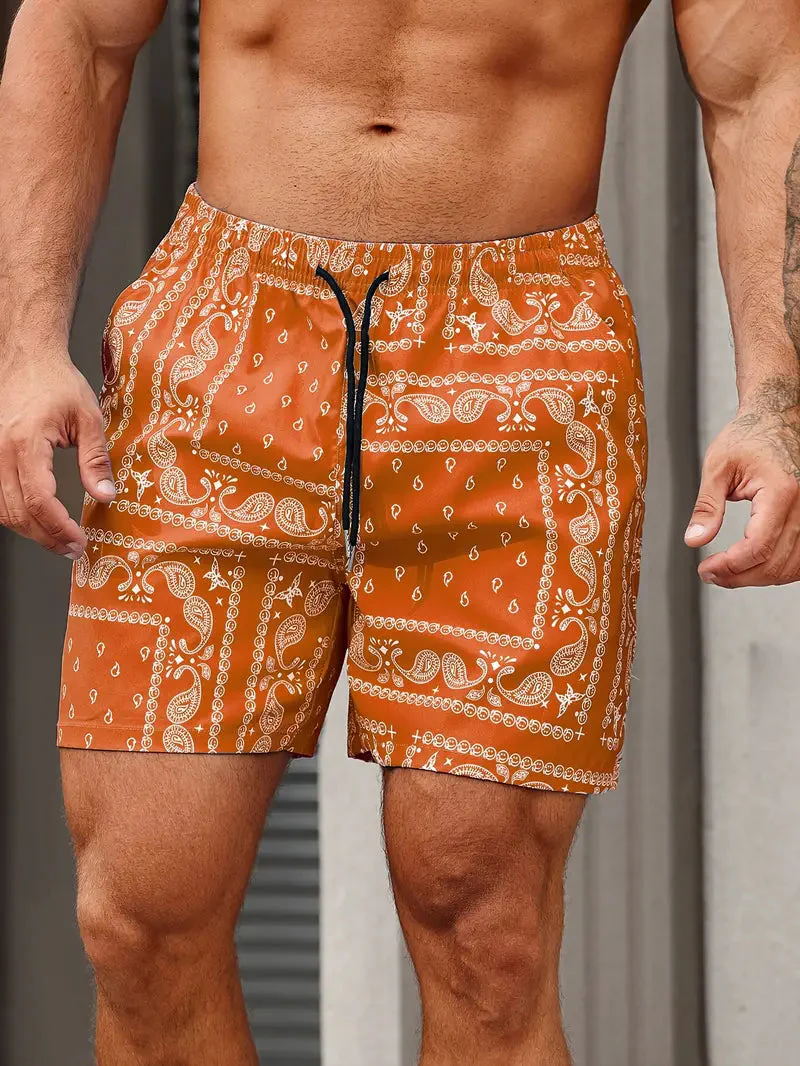 Short de bain homme Logan imprimé bandana - Image 6