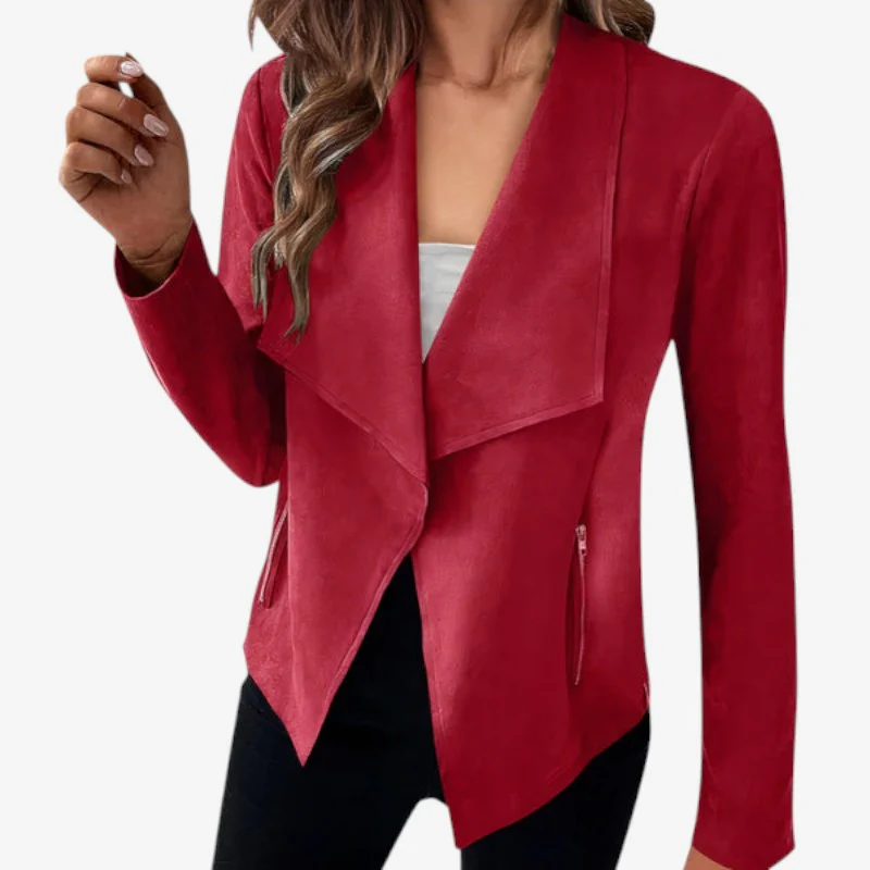 Blazer femme col à revers manches longues - Image 6