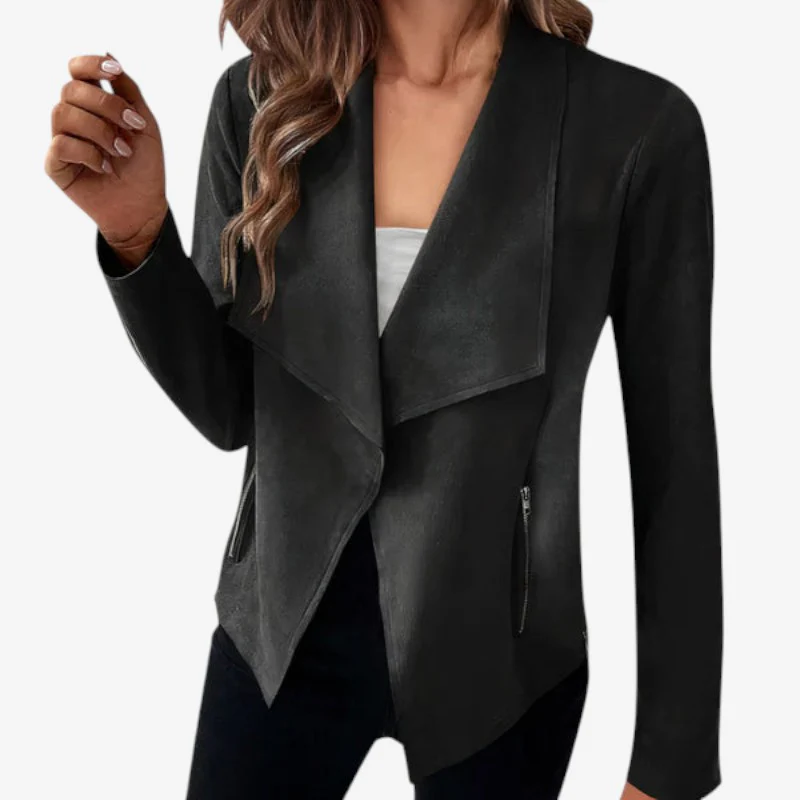Blazer femme col à revers manches longues - Image 8