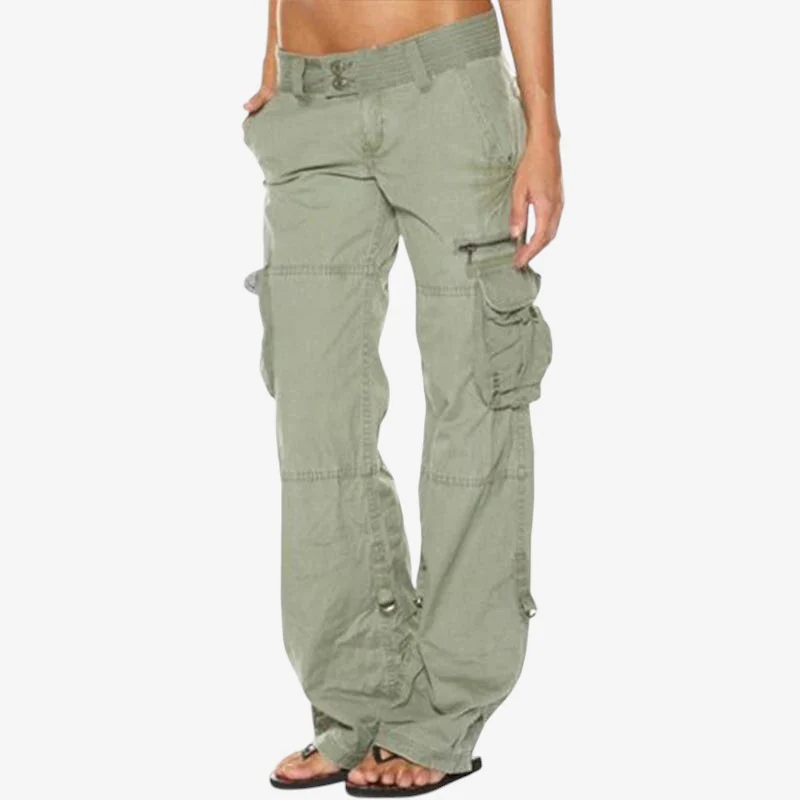 Pantalon cargo femme Lori jambes larges - Image 3