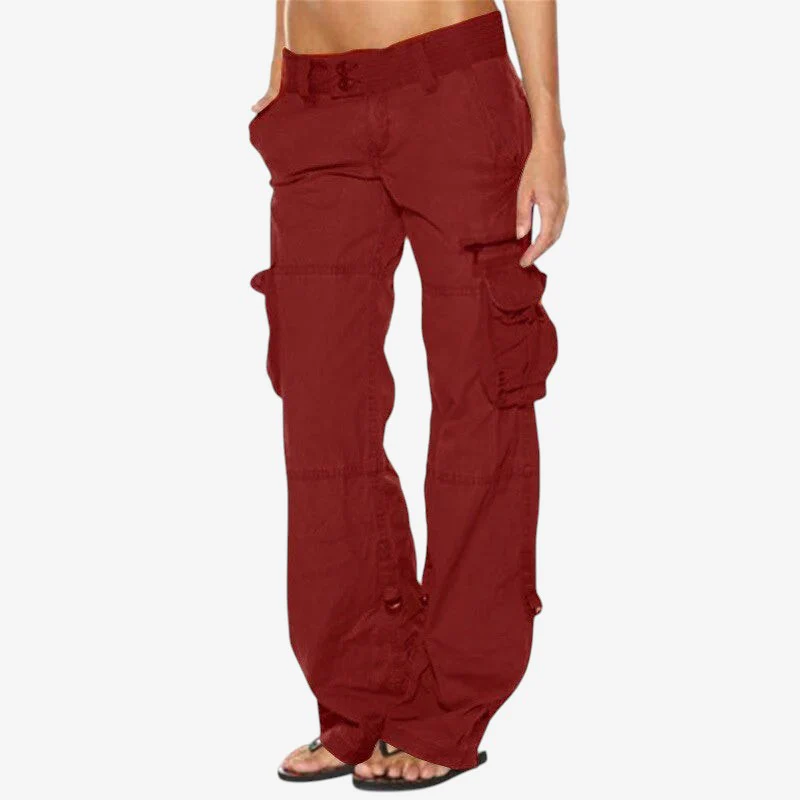 Pantalon cargo femme Lori jambes larges - Image 4