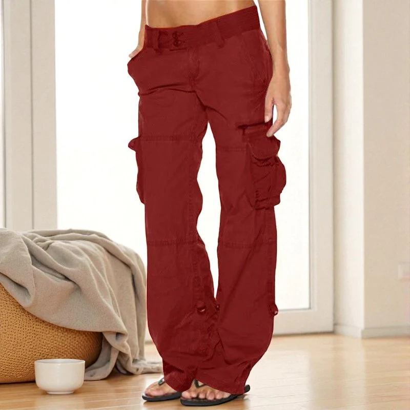 Pantalon cargo femme Lori jambes larges - Image 6