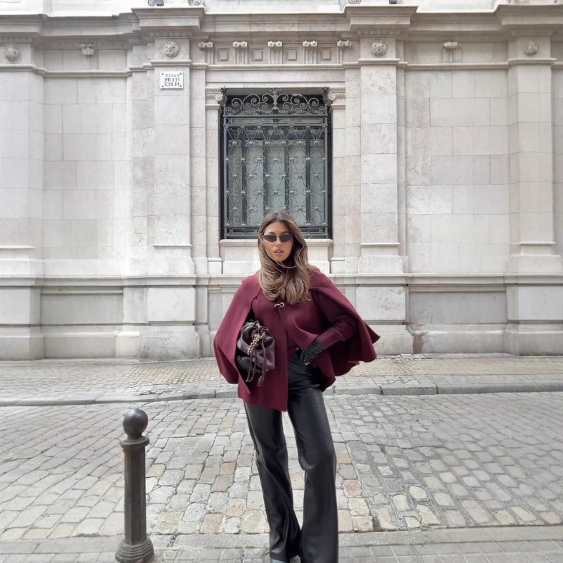 Lori – Veste manches longues avec boutons et col rond - Image 3