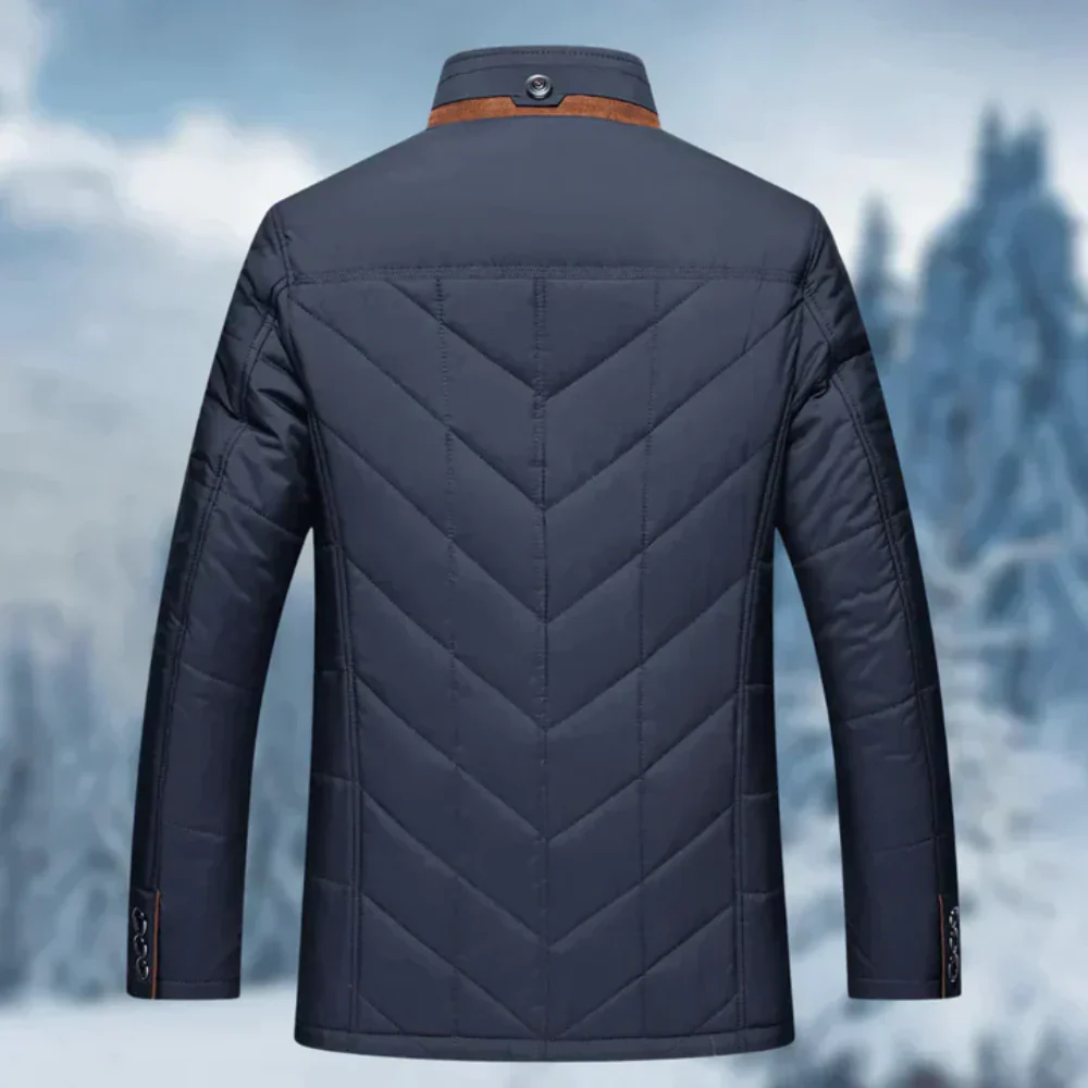 Veste chaude homme col montant manches longues - Image 4
