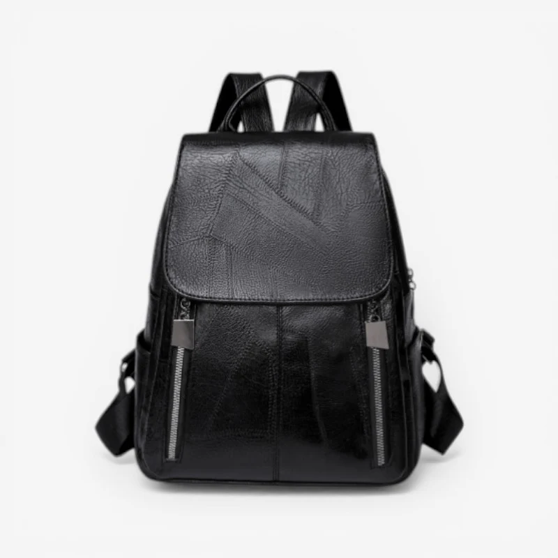 Louna – Sac à dos grande capacité avec fermeture éclair et poignée supérieure - Image 2
