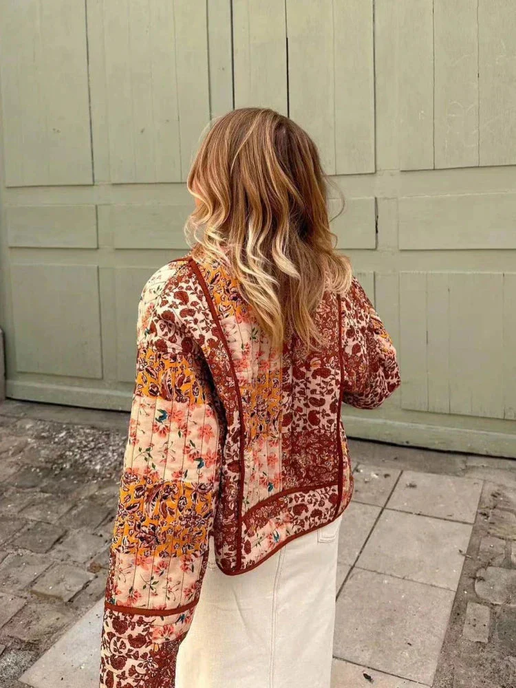 Veste vintage à carreaux doux pour un style sans effort - Image 4