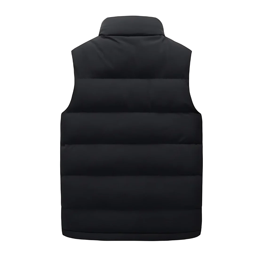 Lucas – Gilet sans manches homme à col haut avec poches zippées - Image 5