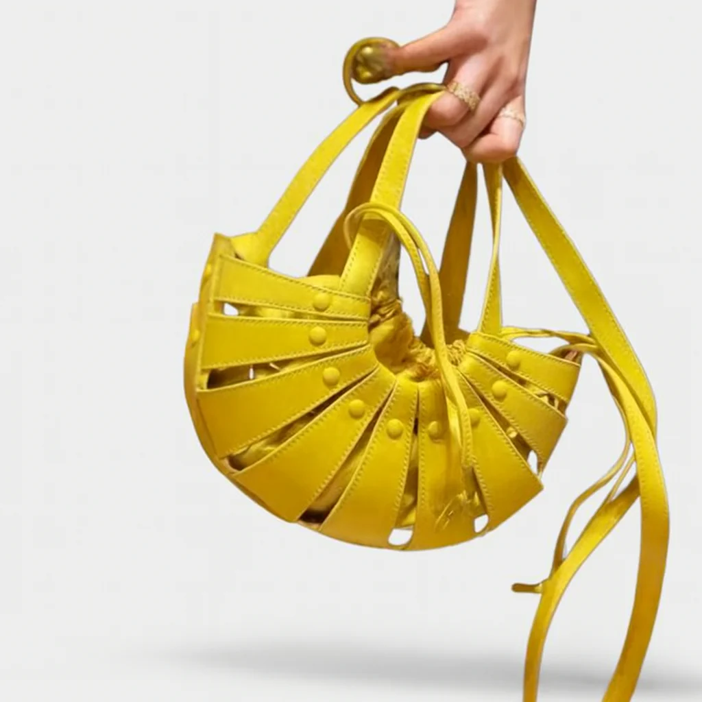 Sac de plage crossbody en cuir avec bandoulières ajustables - Image 3