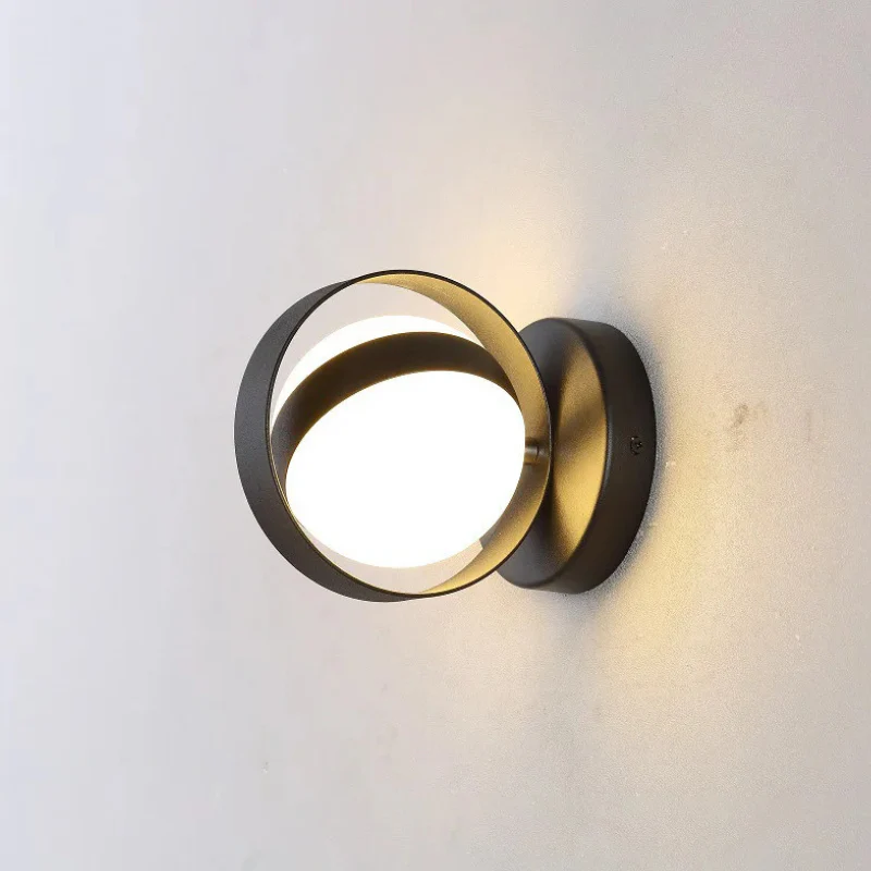Lampe murale LED circulaire cadre rotatif - Image 4