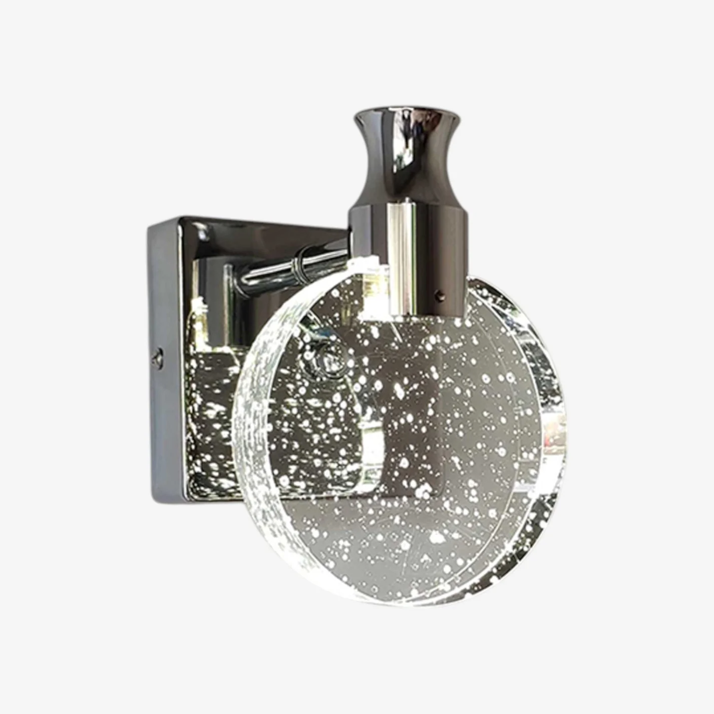 Lampe murale LED ronde en acier - Image 2